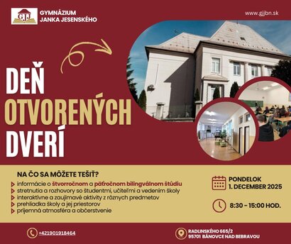 Deň otvorených dverí 2025